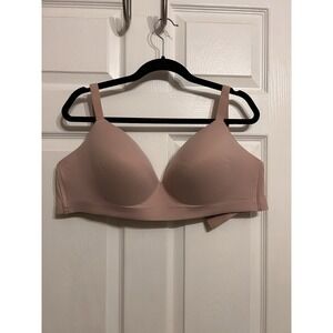 Soma Enbliss Wireless Bra 40DD Smooth Pure Comfort Major Support Beige Intimates